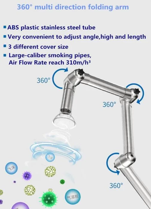 Popular Safe Extraoral Dental Aerosol Suction Unit Machine with Ce