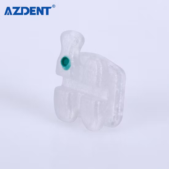  Горячий!  CE ортодонтический завод стоматолог керамический брекетчина стоматологический абсолютный сапфировый керамический брекет